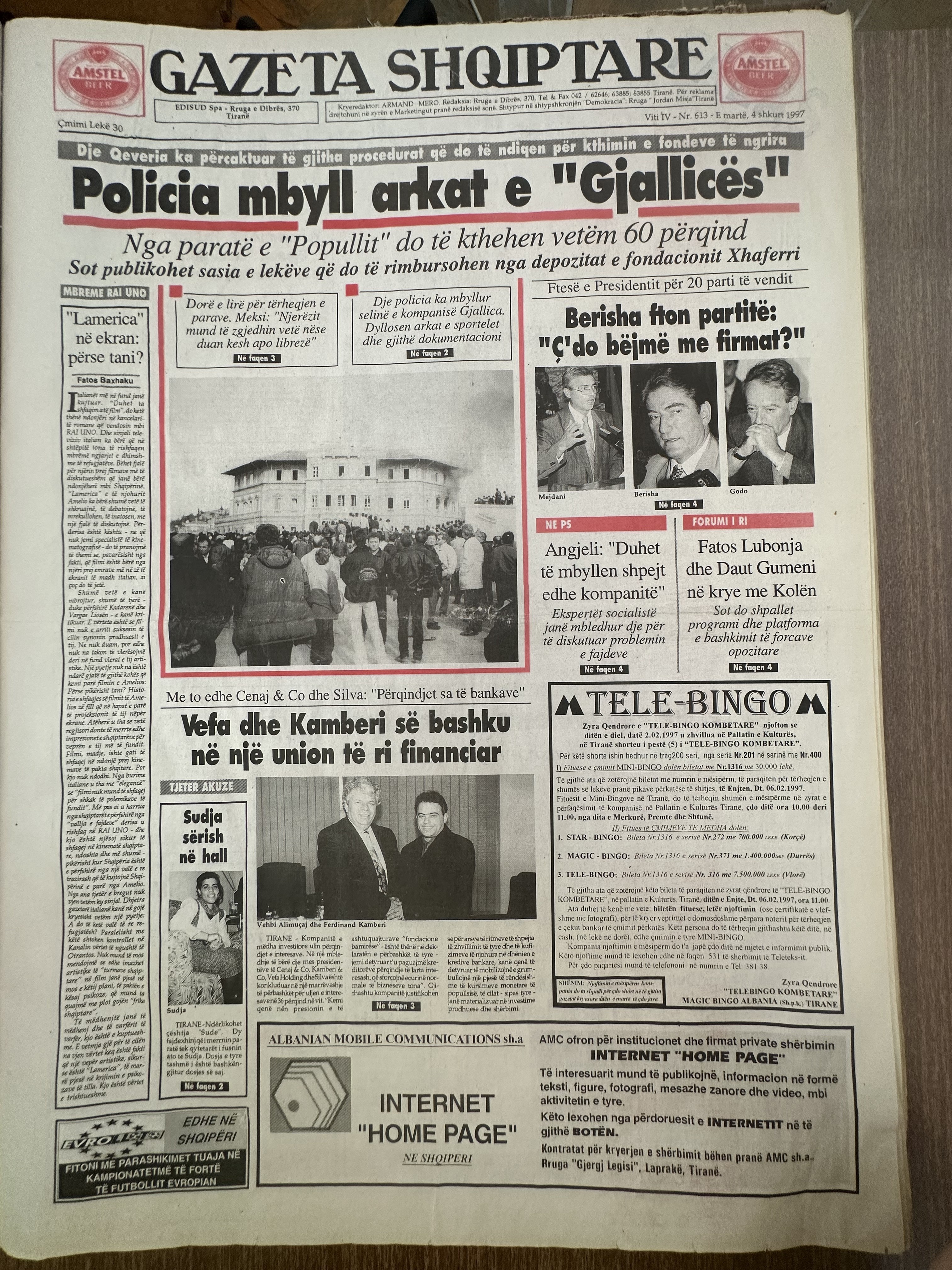 Gazeta Shqiptare 1997-06-08